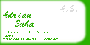 adrian suha business card