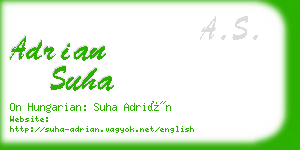 adrian suha business card